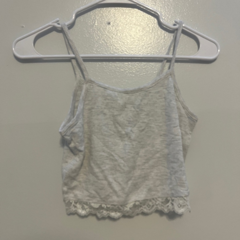 white crop top
